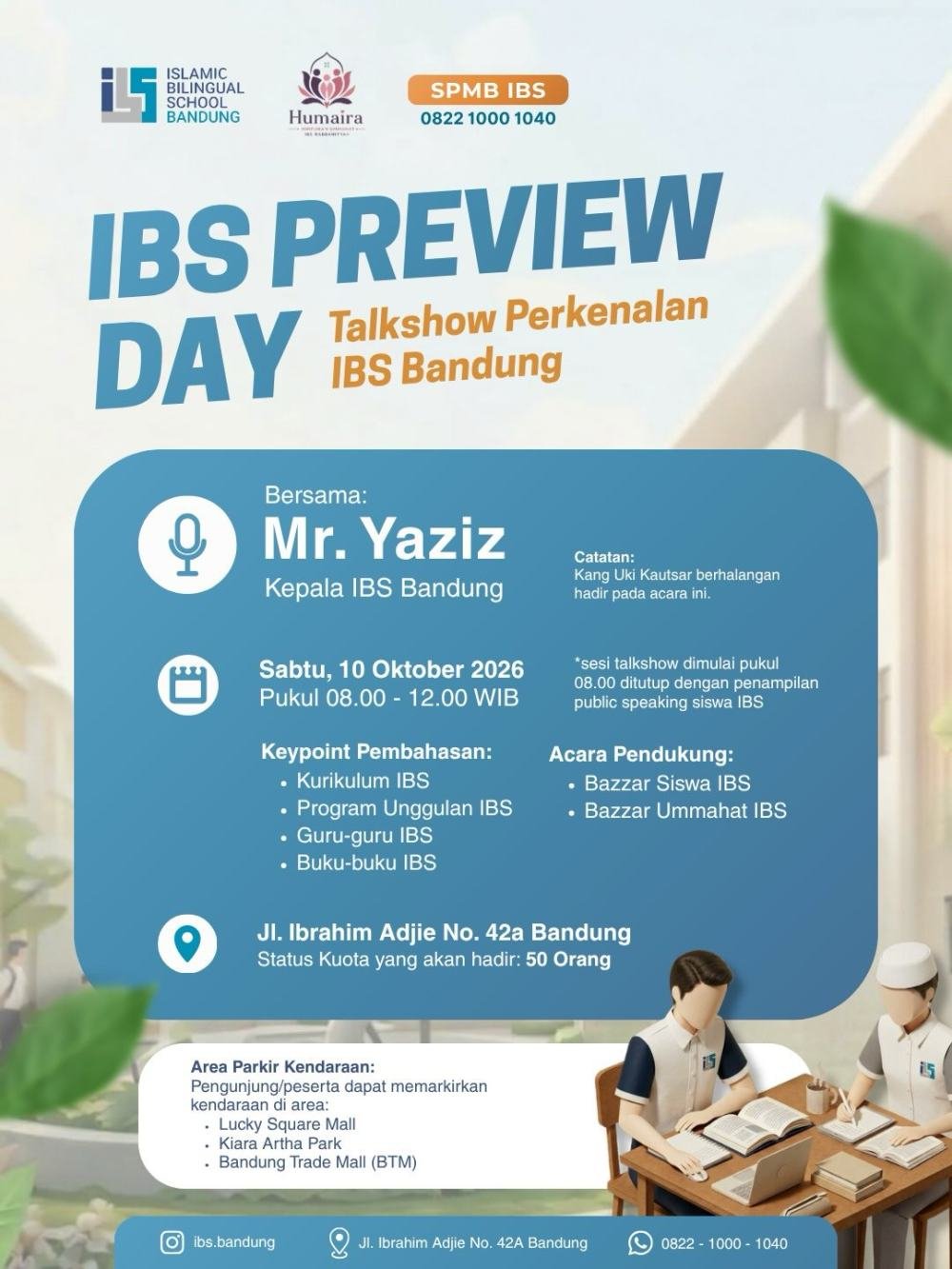 IBS Preview Day: Open House dan Talkshow Perkenalan IBS Bandung — foto 1
